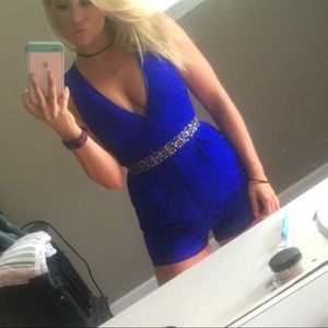 Blue romper